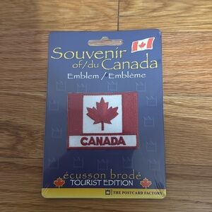 Canada embroidery patch